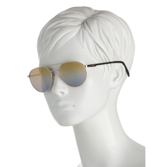 MAUI JIM Gold 55mm Aviator Sunglasses - Picture 2 of 2